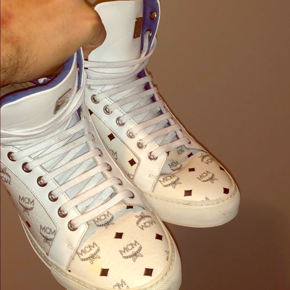 MCM shoes size 9 with tags and recipts